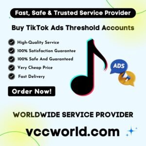 Buy TikTok Ads Threshold Accounts