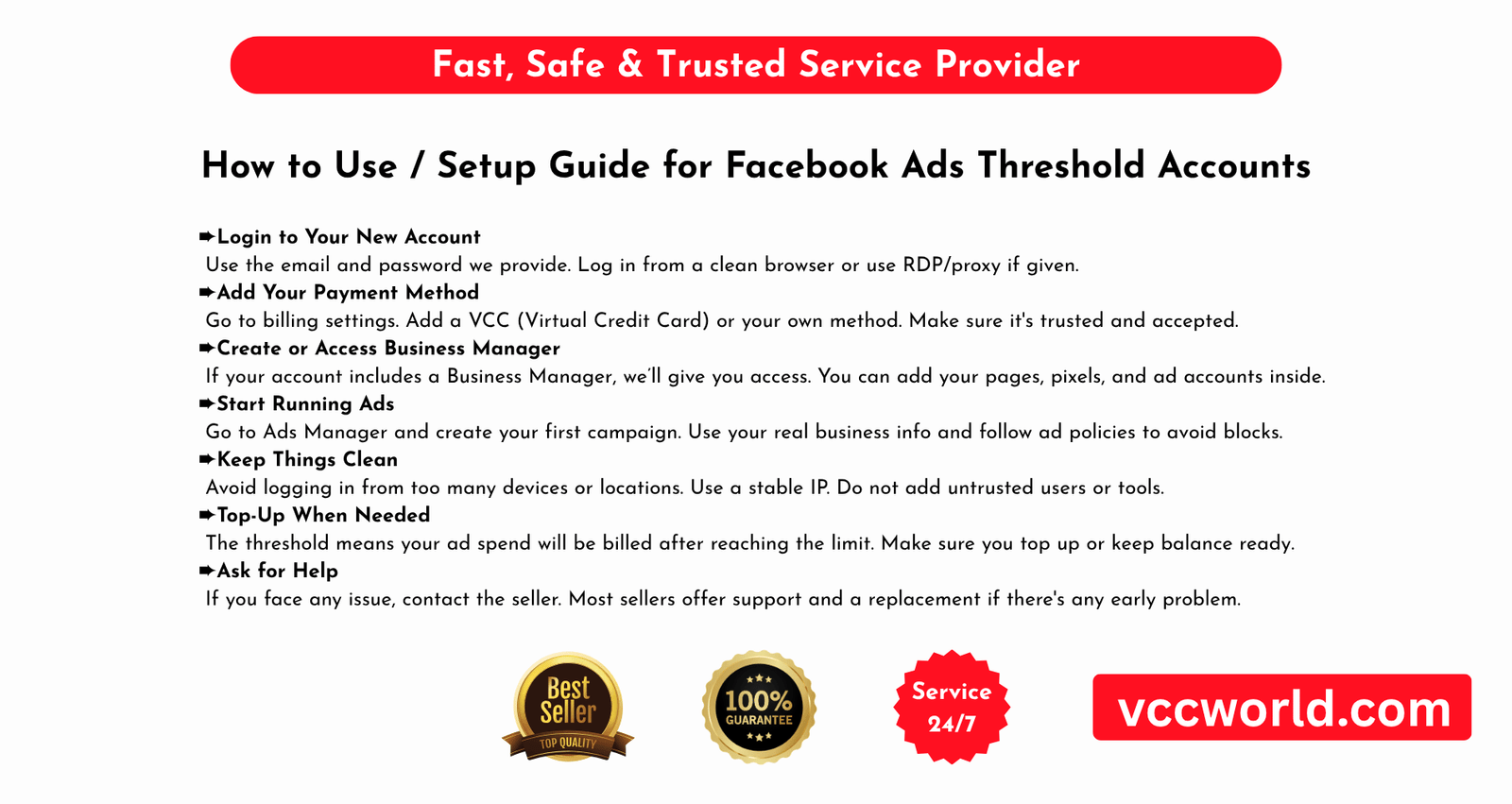 How to Use Setup Guide for Facebook Ads Threshold Accounts