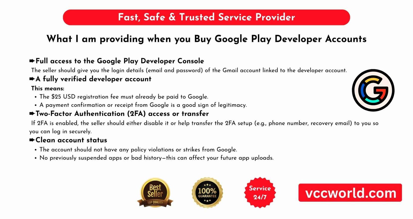 best google play developer accounts